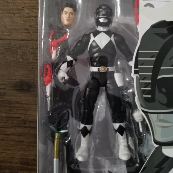 Power Rangers Lightning Collection Mighty Morphin Power Rangers Black Ranger - Picture 4 of 5